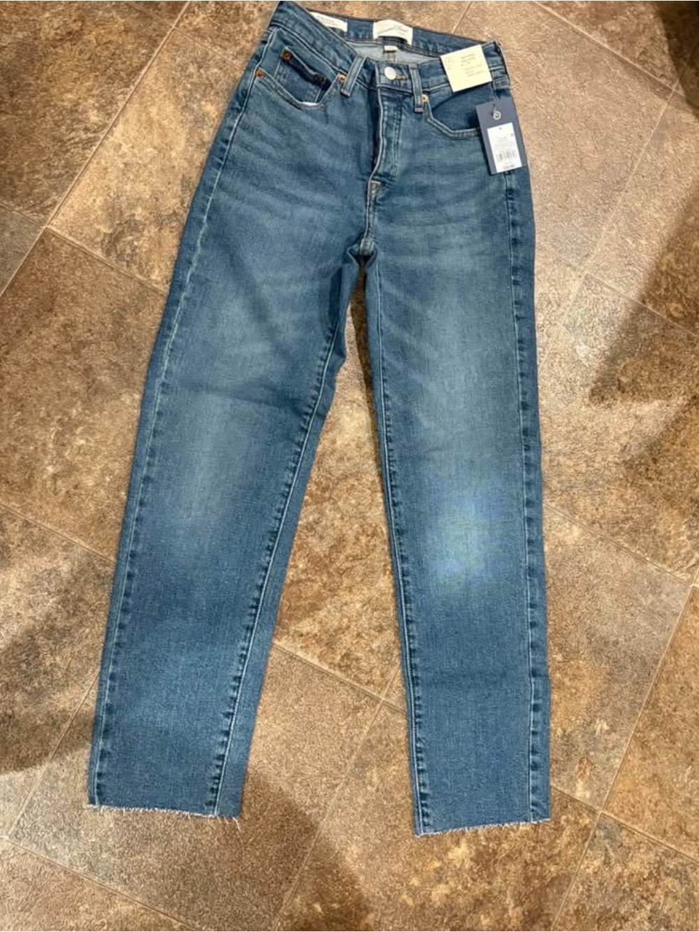 Universal Thread High-Rise Straight Leg Jeans - Medium Blue